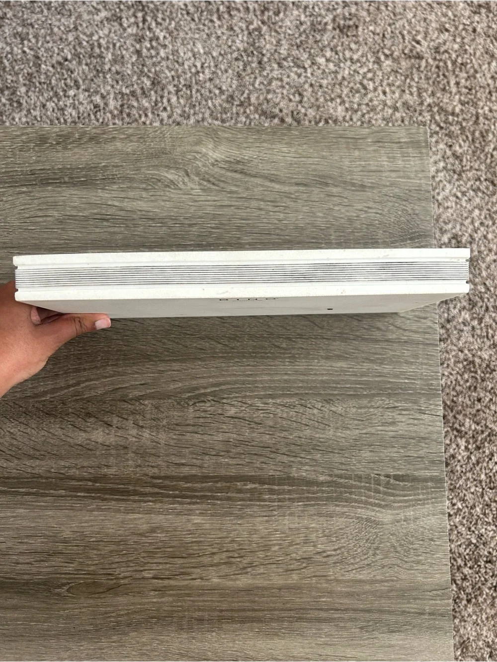 White Rectangular Decorative Tray - Home Bath
